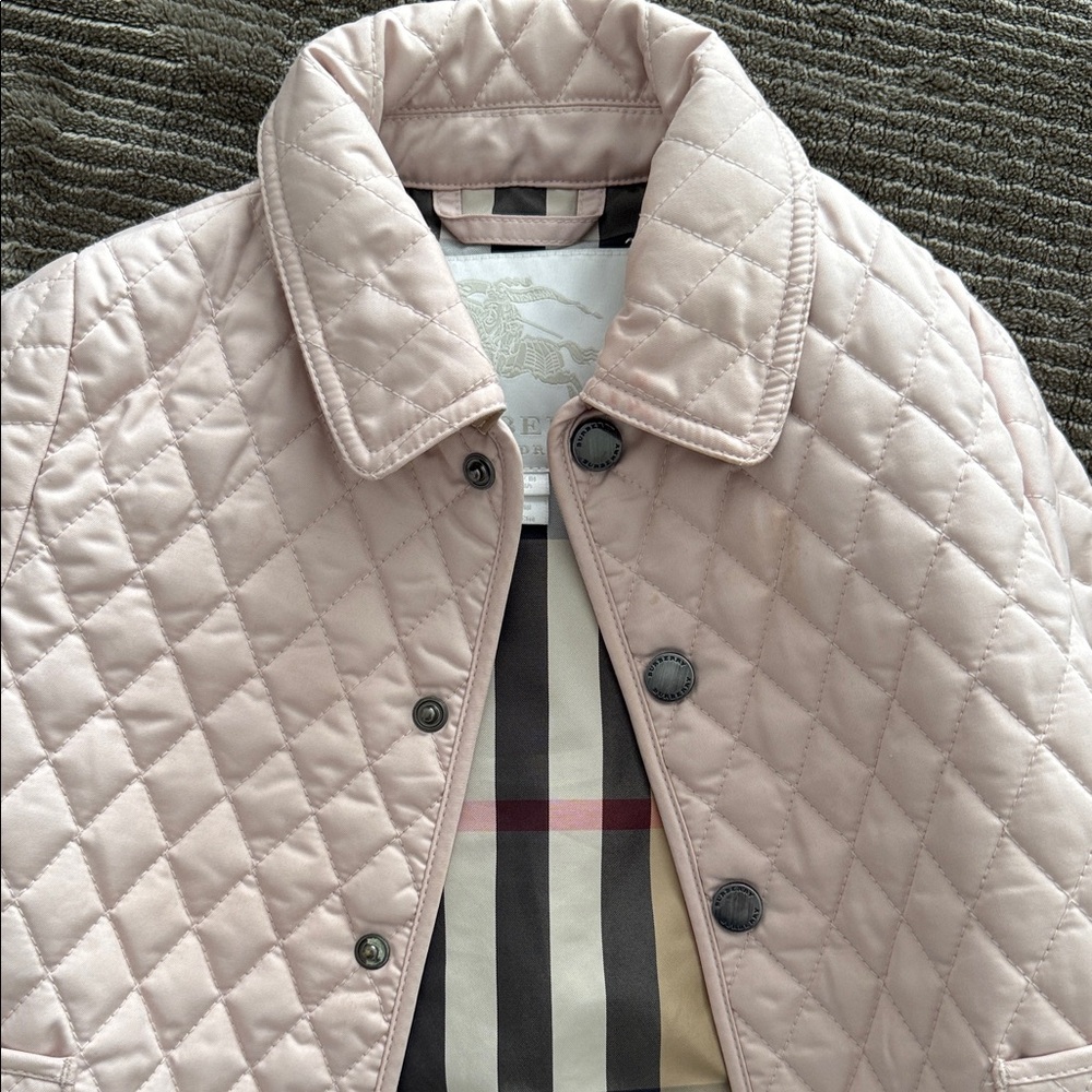 Burberry Blush Quilted Puffer Jacket